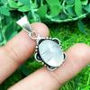 Rose Quartz Gemstone 925 Sterling Silver Plated Necklace Chain Pendant Jewelry NST-J2H6651