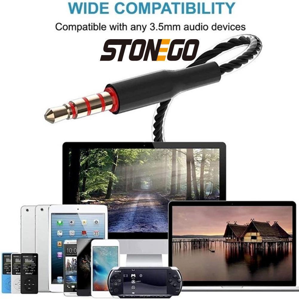 Durability Stereo Earphone 3.5mm Wired Headset Sport Running Headphones with Mic for iPad, iPod, Mp3 Players, Android and iOS