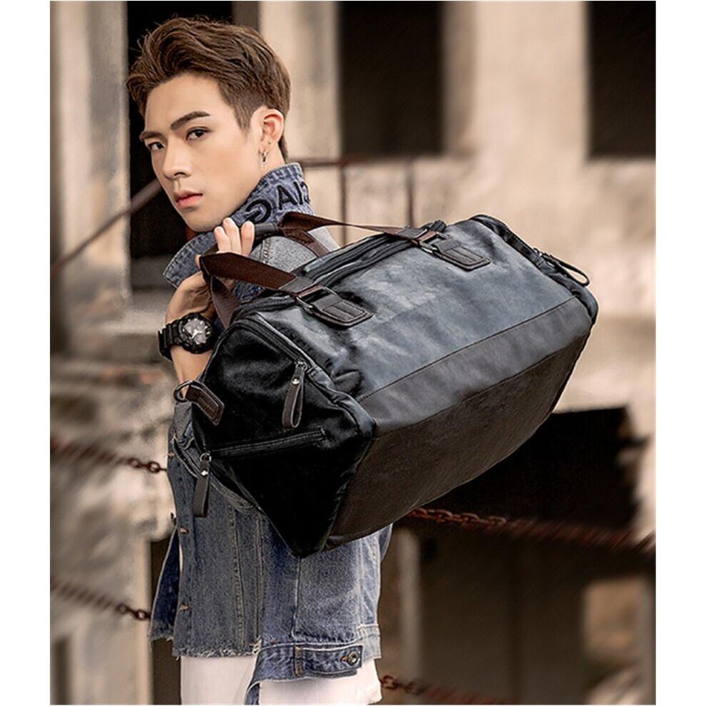Travel Bag Men Sport Bags For Gym Leather Duffle Bags