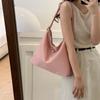 Стильная корейская модная сумка-тоут для женщин черного, розового и белого цветов с большой вместимостью