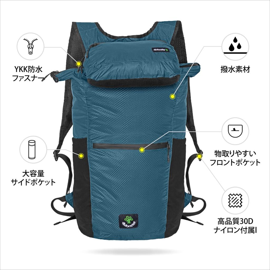 Рюкзак Рюкзак 2 в 1 Поясная сумка в комплекте Складной рюкзак Уличный рюкзак Мобильный рюкзак Большая вместимость Водонепроницаемый рюкзак для хранения Ультра