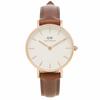 Daniel Wellington Women's Watch DW00100231 DW00600231 White Brown Rose Gold