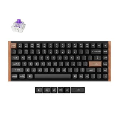 Keychron K2 HE Rapid Trigger Беспроводная кастомная клавиатура, Магнитные переключатели Gateron Hall Effect с двойной направляющей, Беспроводное подключение 2.4GHz и Bluetooth, QMK