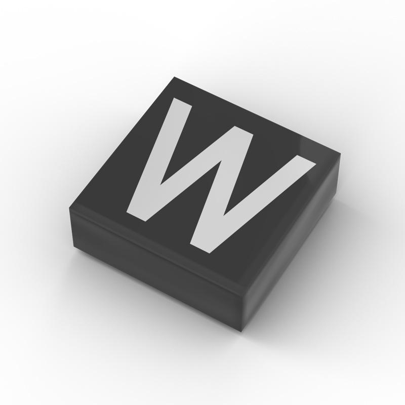 MOC 3070bpb009 Alphabet A-Z Building Blocks Set Lore 3070 Education Printed 26 Letters Bricks Toy For Children Kid Birthday Gift