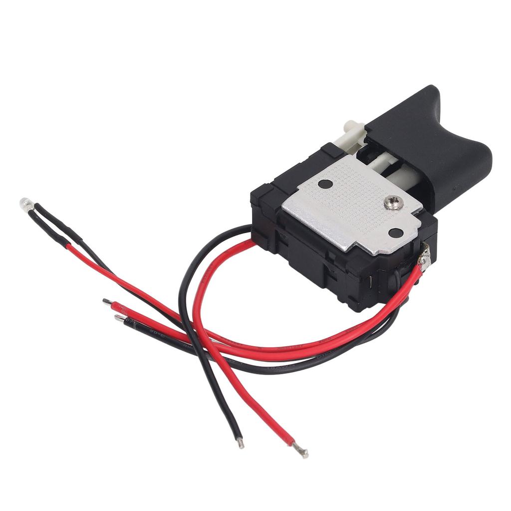 Выключатель для аккумуляторной дрели с лампой, триггерный переключатель регулировки скорости для электрической дрели, гайковерта 7.2?24V