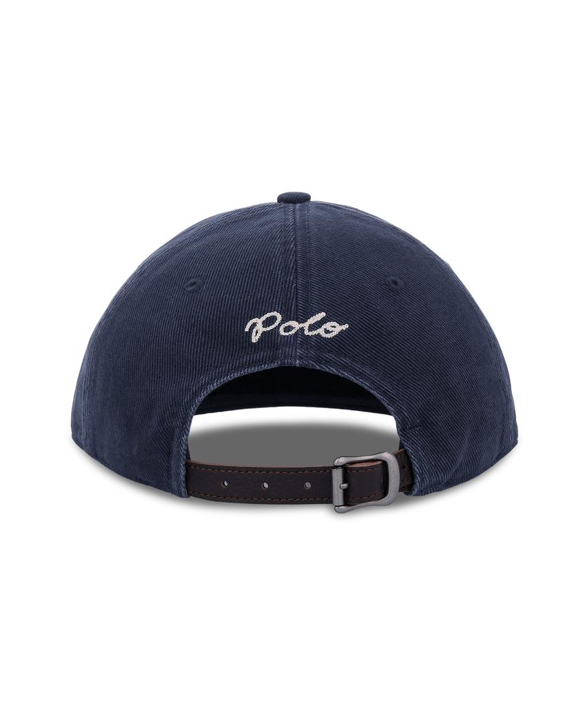 POLO RALPH LAUREN Бейсболка из твила с логотипом Ralph - Темно-синий