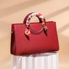 Unique red wedding bag for women 2024 new model, high-end crossbody large-capacity bridal bag, handbag for weddings