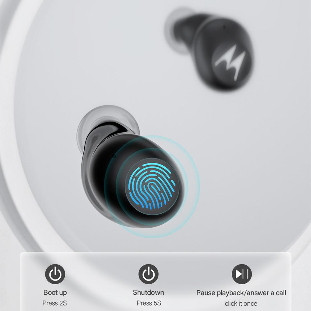 Lenovo Motorola VerveBuds 220 Bluetooth 5.0 Наушники True Wireless Наушники 3D Стерео HiFi Tws Наушники Спортивная игровая гарнитура