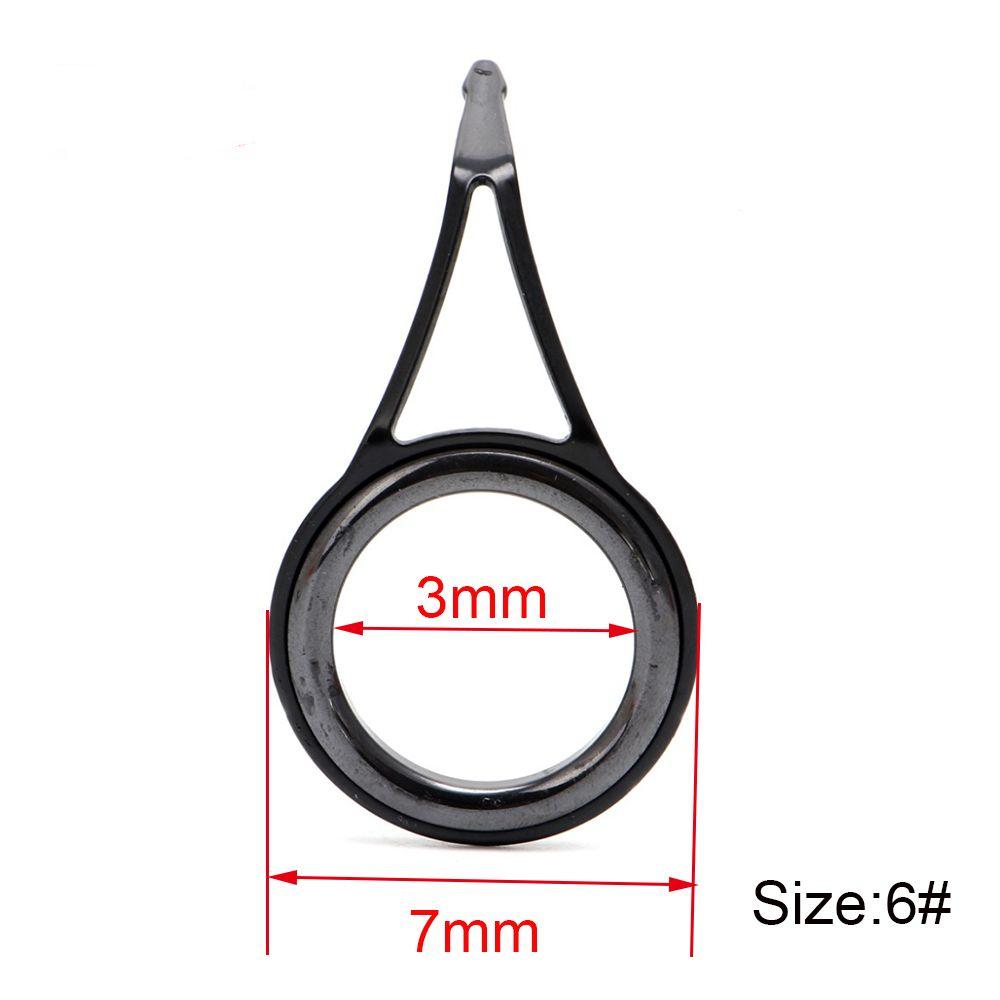 3 мм-23 мм внутренний диаметр направляющая для удочки коробка для снастей аксессуары глаз керамический комплект для ремонта наконечника кольца