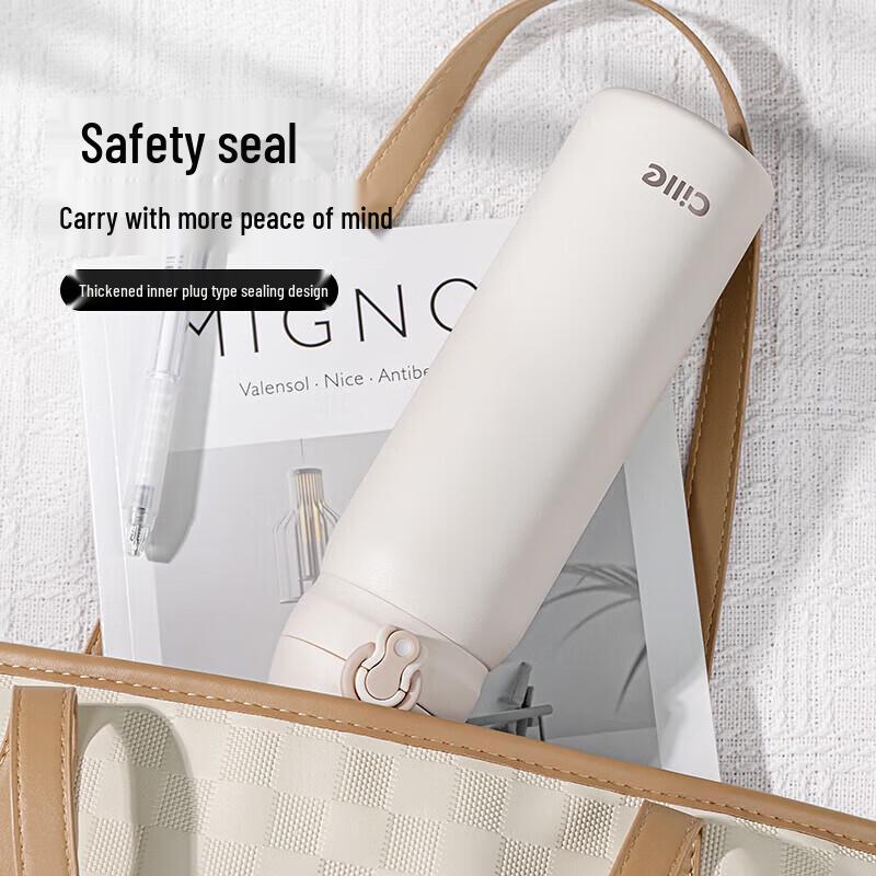 Cille 350ml Portable Pop-up Lid Insulated Water Bottle