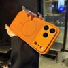 Тонкий кожаный чехол с магнитным кольцом для iPhone 17pm, 15pro, 16 и 14 - Двухсторонний дизайн