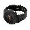 Аналоговые цифровые часы CASIO серии 2100 с черным кварцевым ремешком [Casio] G-SHOCK мужские GA-2100-1A4DR [Товар]