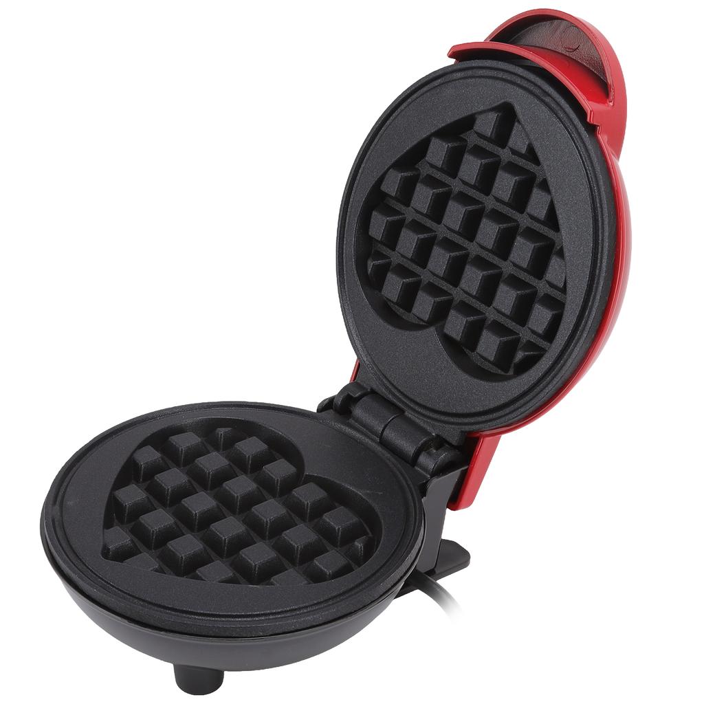 Мини электрическая вафельница Bubble Egg Cake Oven Breakfast Love Heart Shaped Waffle Maker Кухонная техника 110-220 В