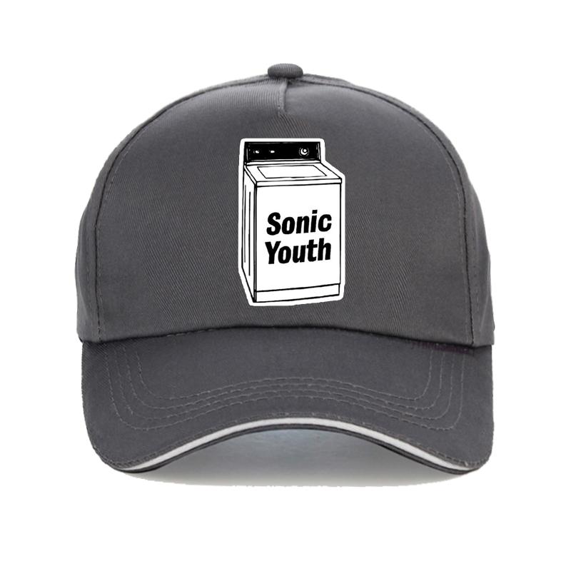 Рок-группа Sonic Youth Панк Мужская Бейсболка Повседневная Женская Кепка Рок-группы Sonic Youth Регулируемая Летняя Тракерная Кепка
