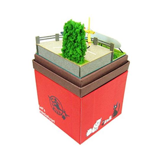 Sankei Studio Ghibli Mini Delivery Service Стрекоза и пропеллерный велосипед Бумажная поделка Кики в немасштабном исполнении MP07-10