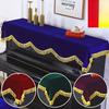Nordic Light Luxury Gold Velvet 88 Key Piano Cover Upright Electric Piano Half Covers Dust Cover Cloths Instrument Cover Cloth Home Decoration