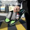 Мужские тапочки мужские летние домашние нескользящие и дезодорирующие парные банные домашние прохладные тапочки мужская верхняя одежда