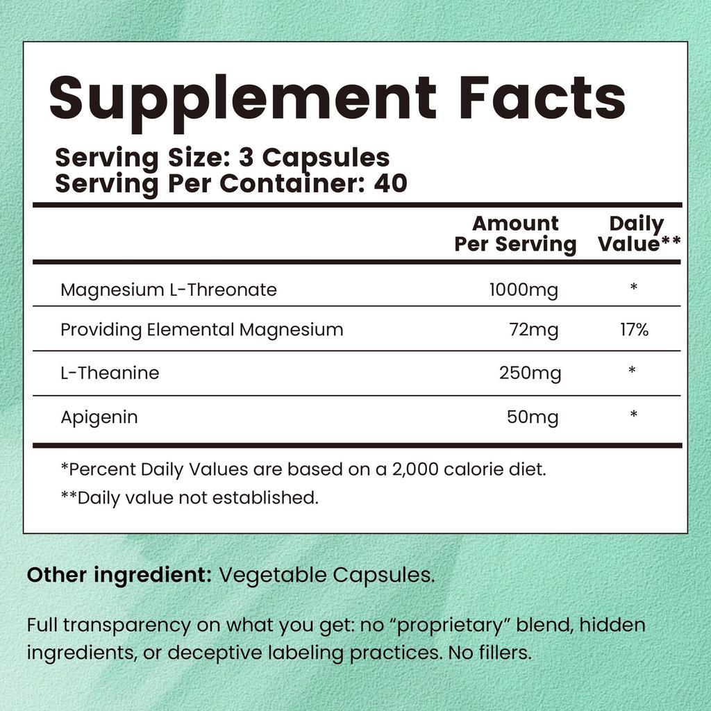 Buporai L-threonate magnesium supports mood, relaxation, sleep, and cognitive function.