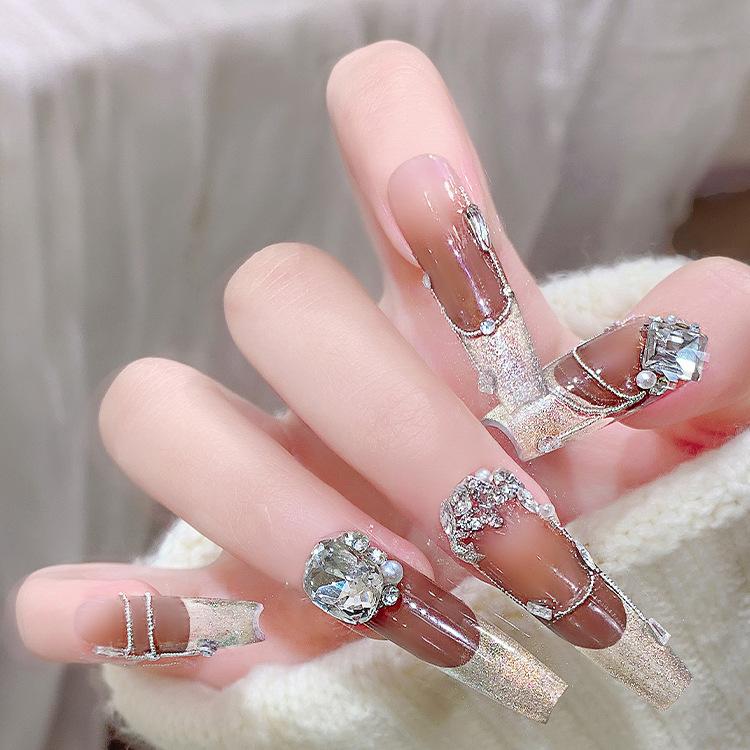 Nail Art Diamond Jewelry Pile Diamond Nail Art Jewelry Flash Pillow Fat Square Rock Sugar Special-Shaped Pile Diamond Nail Diamond Jewelry