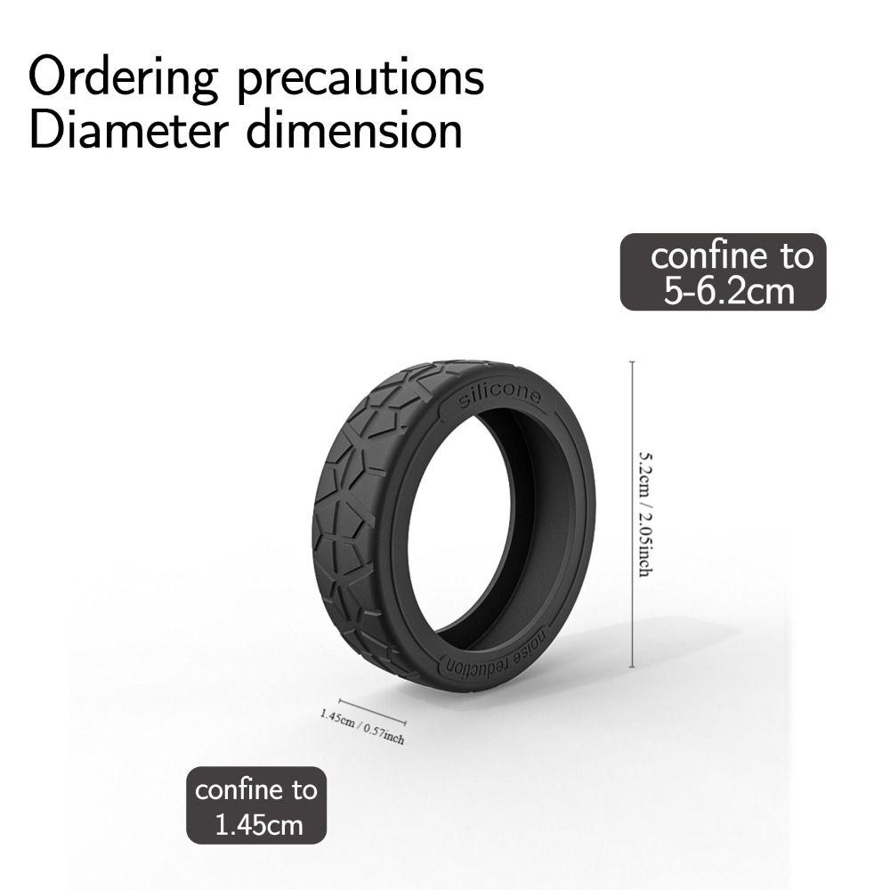 8Pcs Silent Sound Luggage Caster Shoes Reduce Noise Trolley Box Casters Cover