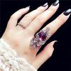 2 Piece Set of Creative Butterfly Ring European and American Court Retro All-match Women Ring