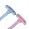 Soft Silicone Bad Breath Hygiene Double sided Cleaner Brush Tongue Scraper  Oral Clean Dental Care