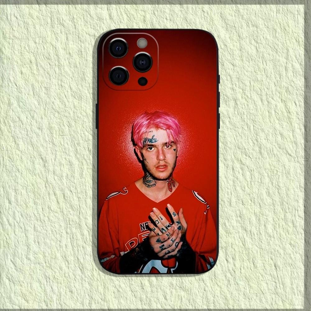 Чехол на телефон L-Lil Peep Cry Baby для iPhone 16,15,14,13,12,11,Pro,X,XS,Max,XR,Plus,Mini Мягкий черный чехол