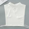Women Fake Collar Blouse Sweater White Lapel Decor Detachable Collars For Women Black Lace False Collars Woman Lace Half Shirt