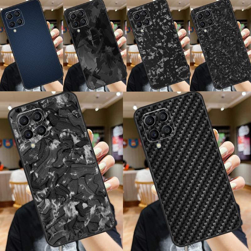 Чехол из кованого карбона для Samsung Galaxy M13 M23 M33 M53 M30s M31s M32 M52 M12 M55 M15 M20 M21 M51 M34 M54