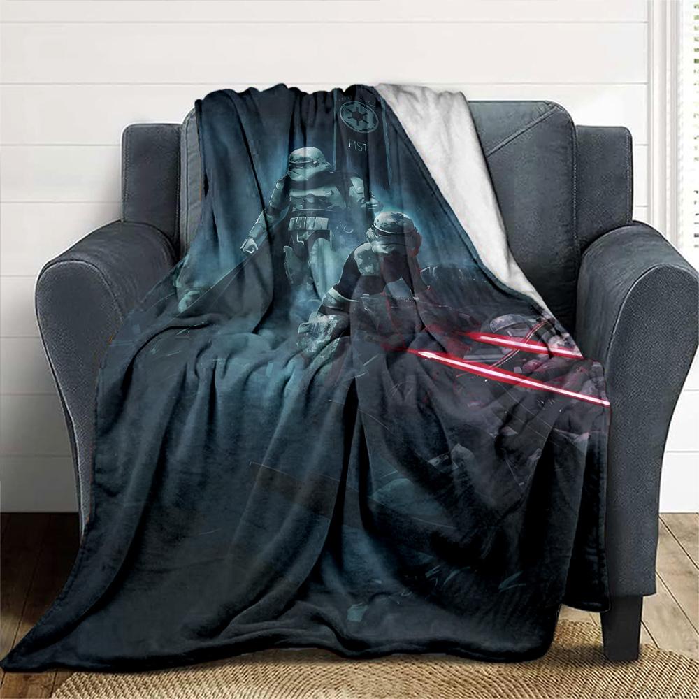 Star Wars Blanket Durable Comfort Suitable for Chair Office Seaside Four Seasons Multipurpose Warmthful Decor Perfect Gift for Relatives and Friends