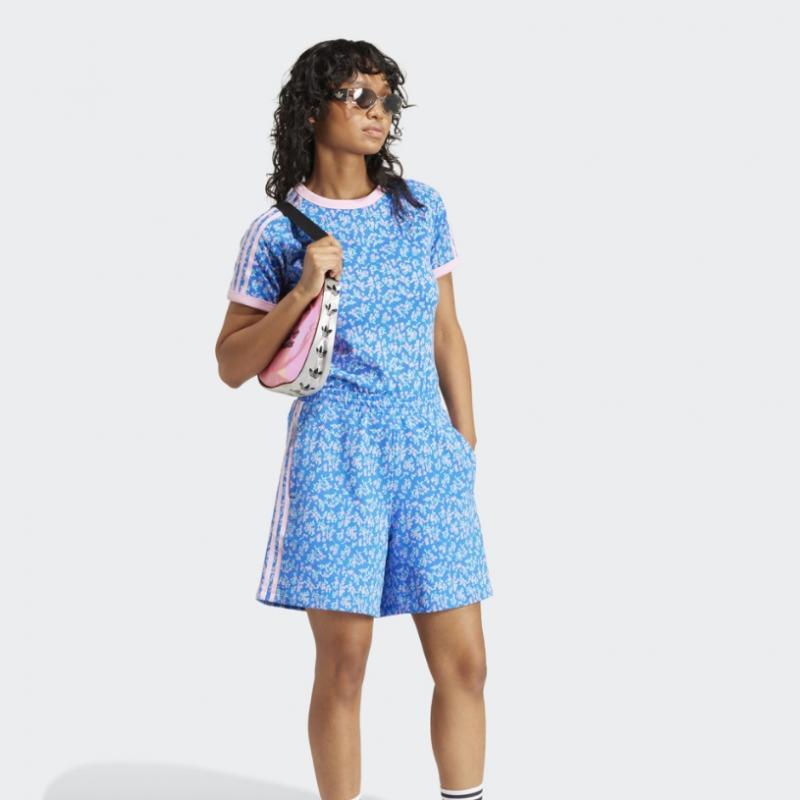 adidas Мужские синие графические шорты Iu2508