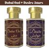 Комбо Attar Dubai Oud и Attar Desire – Насыщенные древесные и теплые восточные ароматические масла | Безспиртовой унисекс набор парфюмов с роликовым аппликатором | 2 × 6 мл