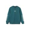 Li Ning Badfive Sports Basketball Series Printed Logo Pullover Sweatshirt Men sweatshirt Coral-Blue AWDR413-2
