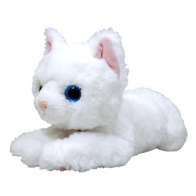 Sunlemon Кошка на коленях Разные глаза Белая S 13 x 15 x 36см Мягкая игрушка P-1982
