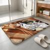C-Code Geass Floor Mat Machine Washable Soft Flannel Area Rug, Non-Slip Absorbent Floor Mat for Living Room Bedroom
