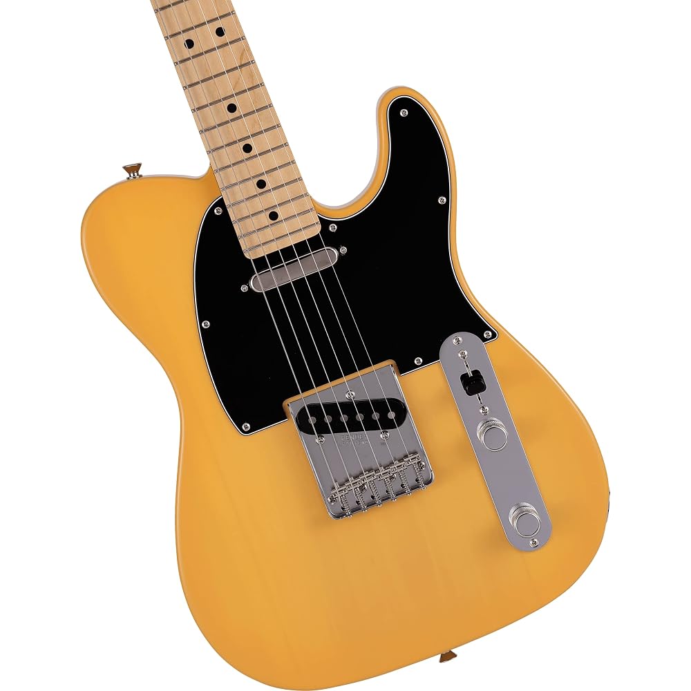 Fender Short Scale Guitar Made in Japan Junior Collection Telecaster®, Maple Fingerboard, Butterscotch Blonde, with Soft Case