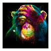 DIY 3D Алмазная картина Красочная горилла Вышивка Крестом Стежок Главная Декор
