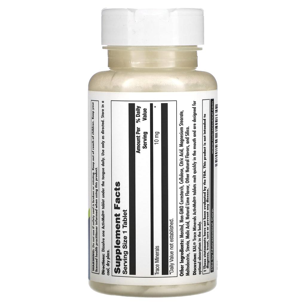 Trace Minerals, Lime, 10Mg, Micro Tablets, 90 Tablets