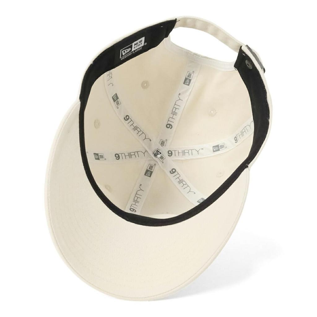 Кепка простая, легко застегивающаяся ONSPOTZ, изготовленная на заказ, светло-кремовая, 930, выстиранный хлопок, легко застегивающаяся, базовая [New Era] S/M