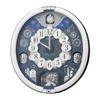 Часы настенные Seiko Clock кварцевые часы Karakuri Clock Analog Triple Selection Melody Silver 443 x 405 x 97 мм RE602S