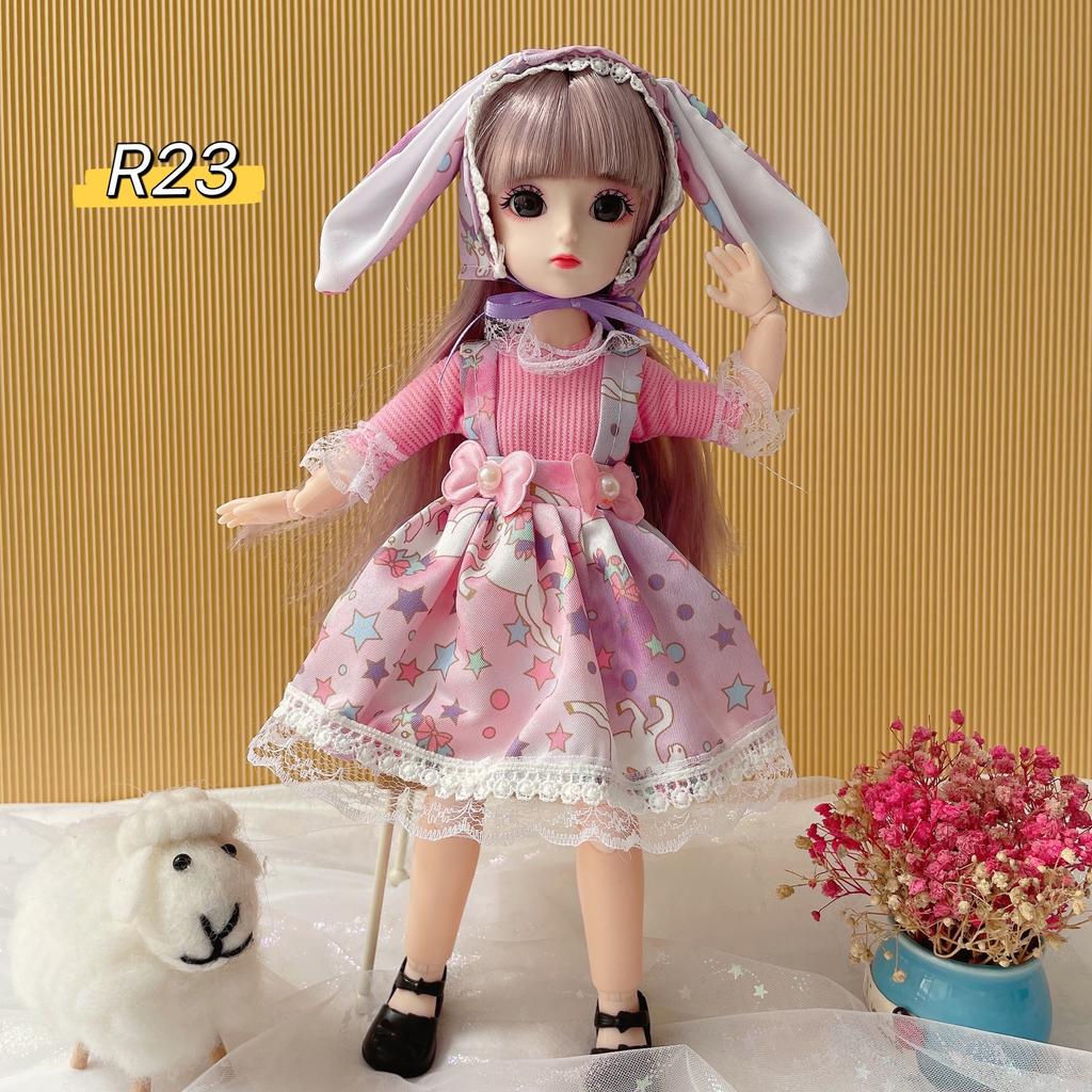 Meng Wa 30 см кукла Барби костюм принцессы 3D глаз 23 сустава 6 точек Bjd онлайн красная кукла детский подарок