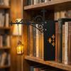 Warm Yellow Halloween Reading Light Vintage Library Reading Lamp  Gothic Home Decor
