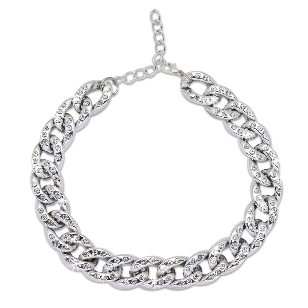 Роскошное ожерелье с кристаллами для собак, блестящие стразы, цепочка для домашних собак, ошейник для собак, ожерелье для шоу, вечеринки, маленькие средние собаки, питбуль