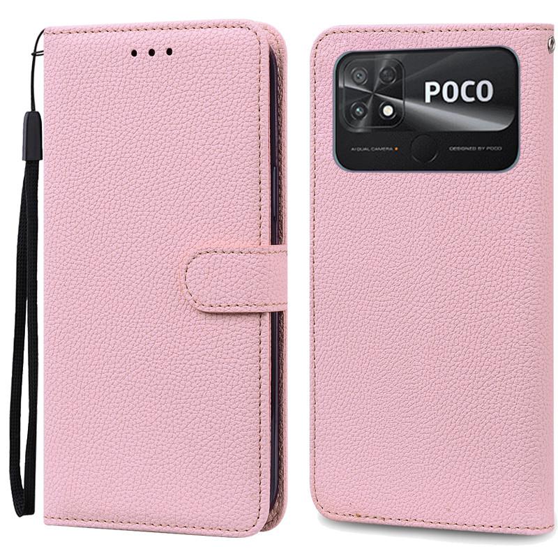 POCO C40 Case Leather Wallet Flip Case For POCO C40 Case Xiaomi POCO C40 C 40 PocoC40 Phone Cover Coque Fundas Etui Shell