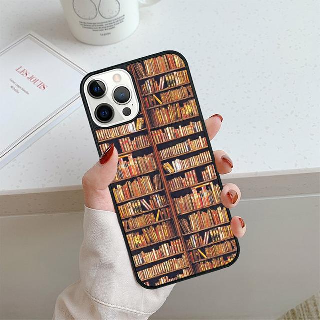 Чехол для телефона 'Библиотечная книга' для iPhone 17 Air 14 15 16 13 12 Чехол для Apple iPhone 17 Air 14 15 16 Pro Max 6S Plus Coque