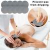 10 Sheets Ear Wax Removal Tool Safe Comfortable Ear Candle Therapy Tray Round Ear Candle Disposable Treatment Towel