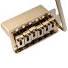 Musiclily Pro Modern Tremolo Unit Bridge with 40mm Solid Brass Block for Squier Stratocaster Electric Gold 10.5mm 6-Point Guitars,