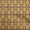 Cotton Poplin Brown Fabric Ikat Dress Material Fabric Print Fabric By The Yard 42 Inch