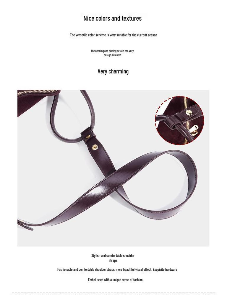 2025 Продвинутая нишевая матовая женская сумка кроссбоди - Маленький изысканный дизайн в виде подушки