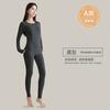 Womens 95% Cotton Thermal Underwear Set Long Sleeve Round Neck Base Layer Top Pants A-Grade Antibacterial Warm